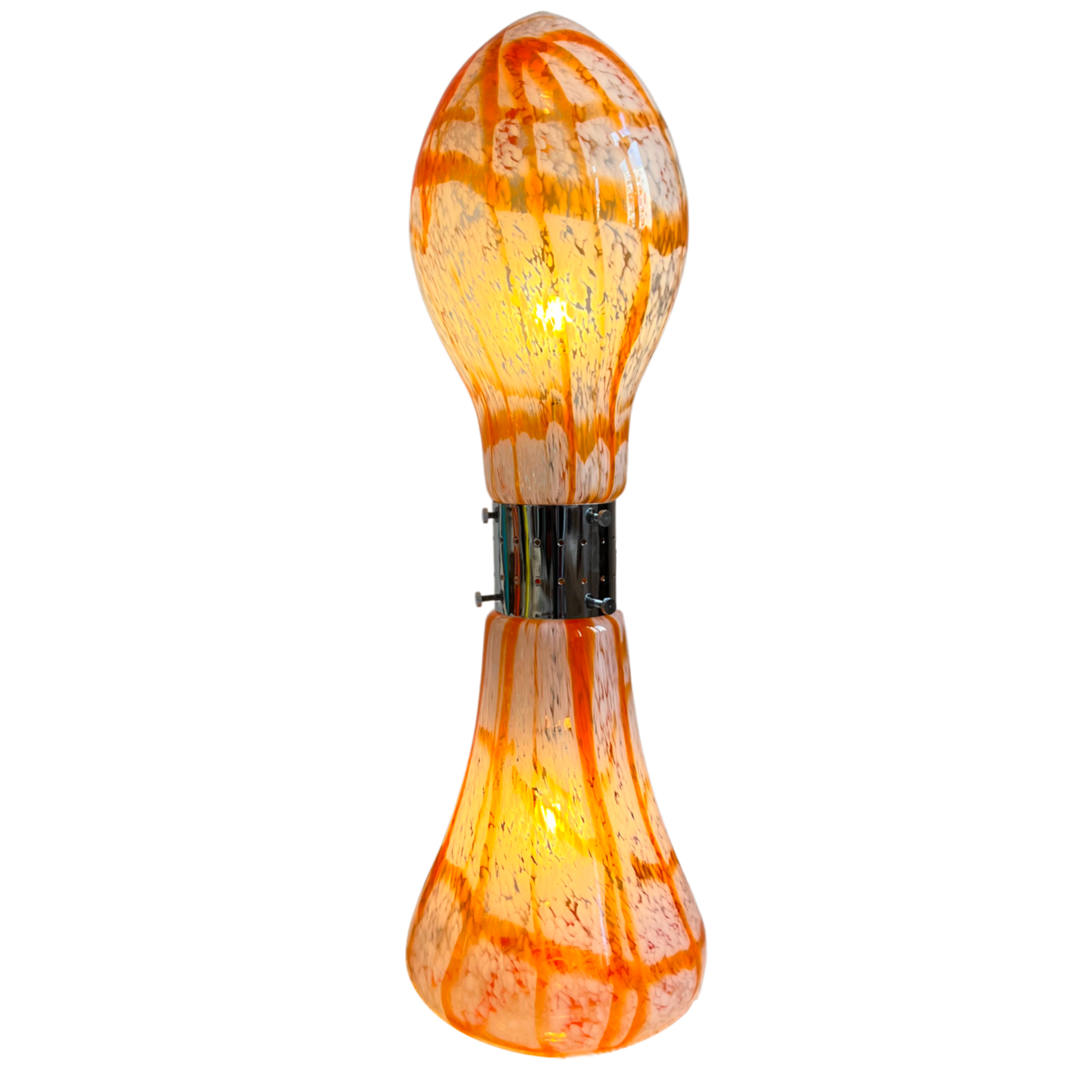Birillo floor lamp for Mazzega Murano 1960