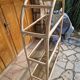 Vintage rattan shelf height
