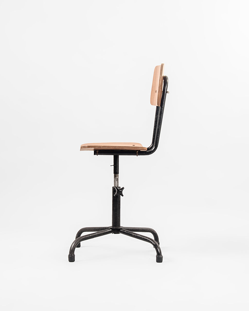 Vintage chair in metal and formica, 1970s