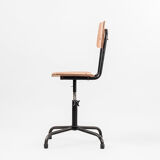 Vintage chair in metal and formica, 1970s