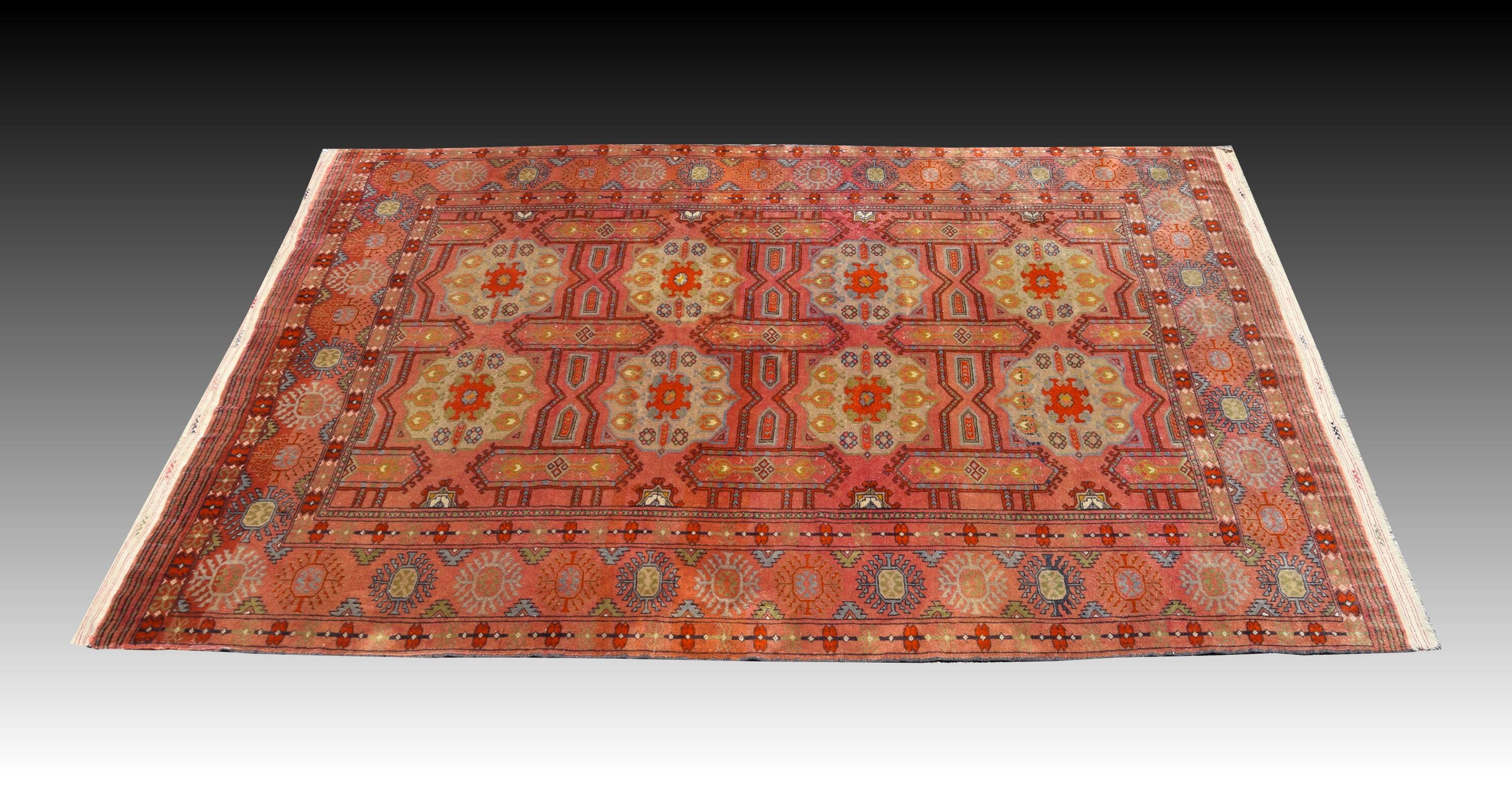 Karakalpak Oriental Rug (Uzbekistan) Early 20th Century: 2.70 X 1.85 M