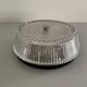 Flush mount crystal glass ceiling light from the mid-century, 1960s, Germany