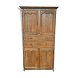 Four-shutter sideboard in light oak xix century