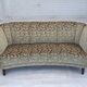 1960s, Danish 3-seater curved sofa, furniture velour, beech wood legs.