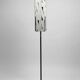 Floor Lamp with Sven Markelius “Pythagoras” Fabric Shade — Nordiska Kompaniet (attr.), Sweden, circa 1955–1960