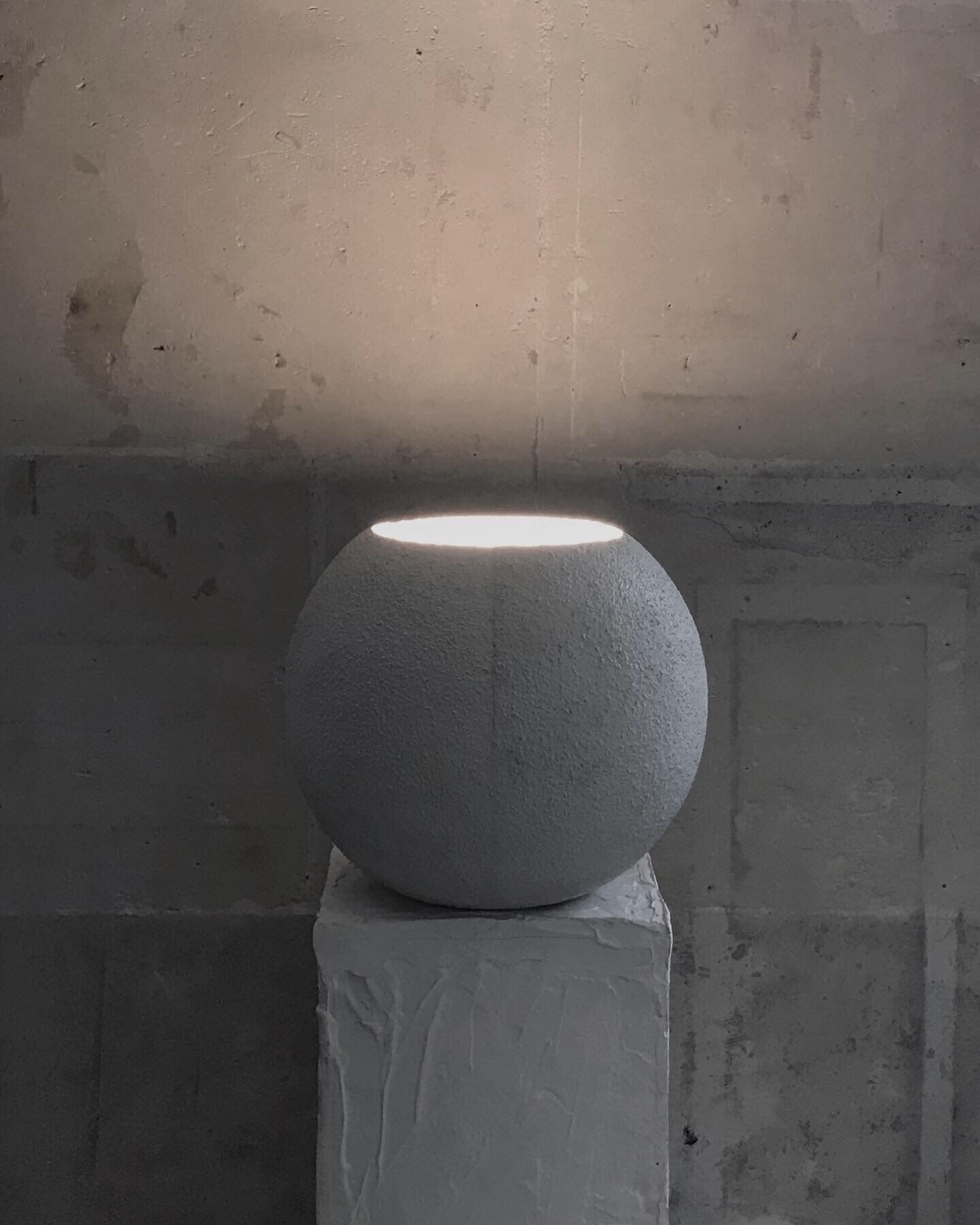 Sculptural lamp "sphere" in staff, 1960