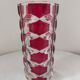 Glass art deco vase