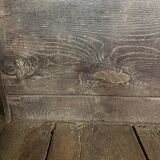 Antique Spanish chestnut wood bench from the 18th century