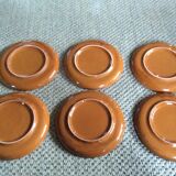 Series of 6 dessert plates