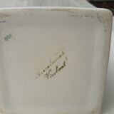 White porcelain lamp foot