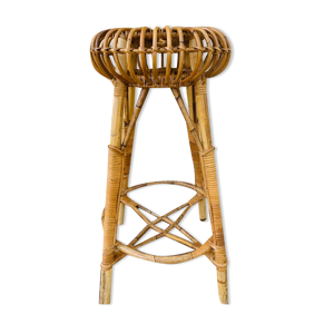 Tabouret de bar en rotin