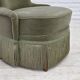 1970s, Danish armchair, green furniture velour.