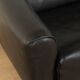 DS-47 two-seater sofa by de Sede, 1970s, black nappa leather