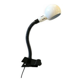 Lampada Avorio Space Age a Morsetto 1970 Italia