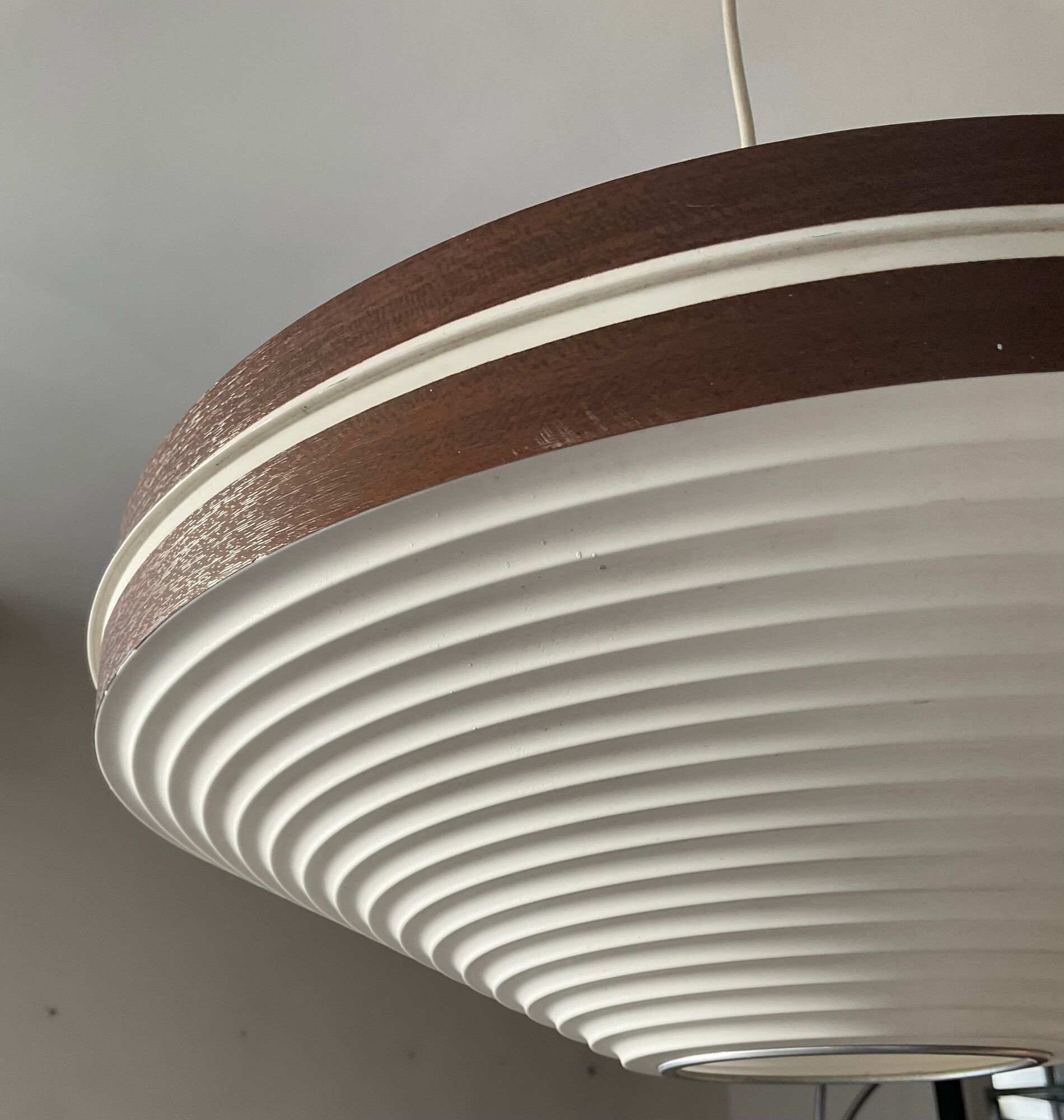 Origami Erco pendant lamp by Aloys Gangkofner 60s