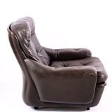 Modular leather sofa by michel cadestin for airborne