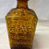 Amber glass carafe