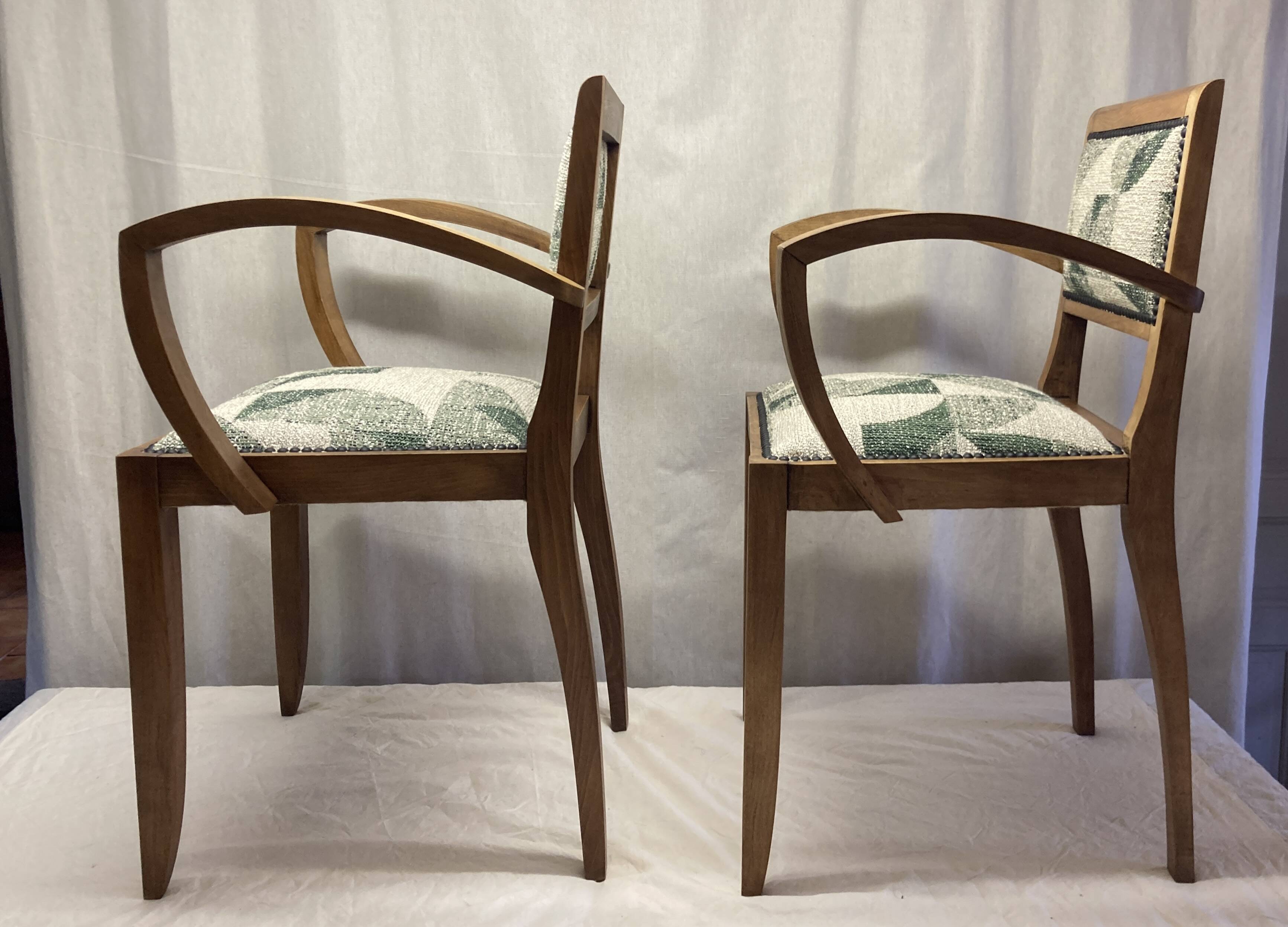 Paire de fauteuil Bridge