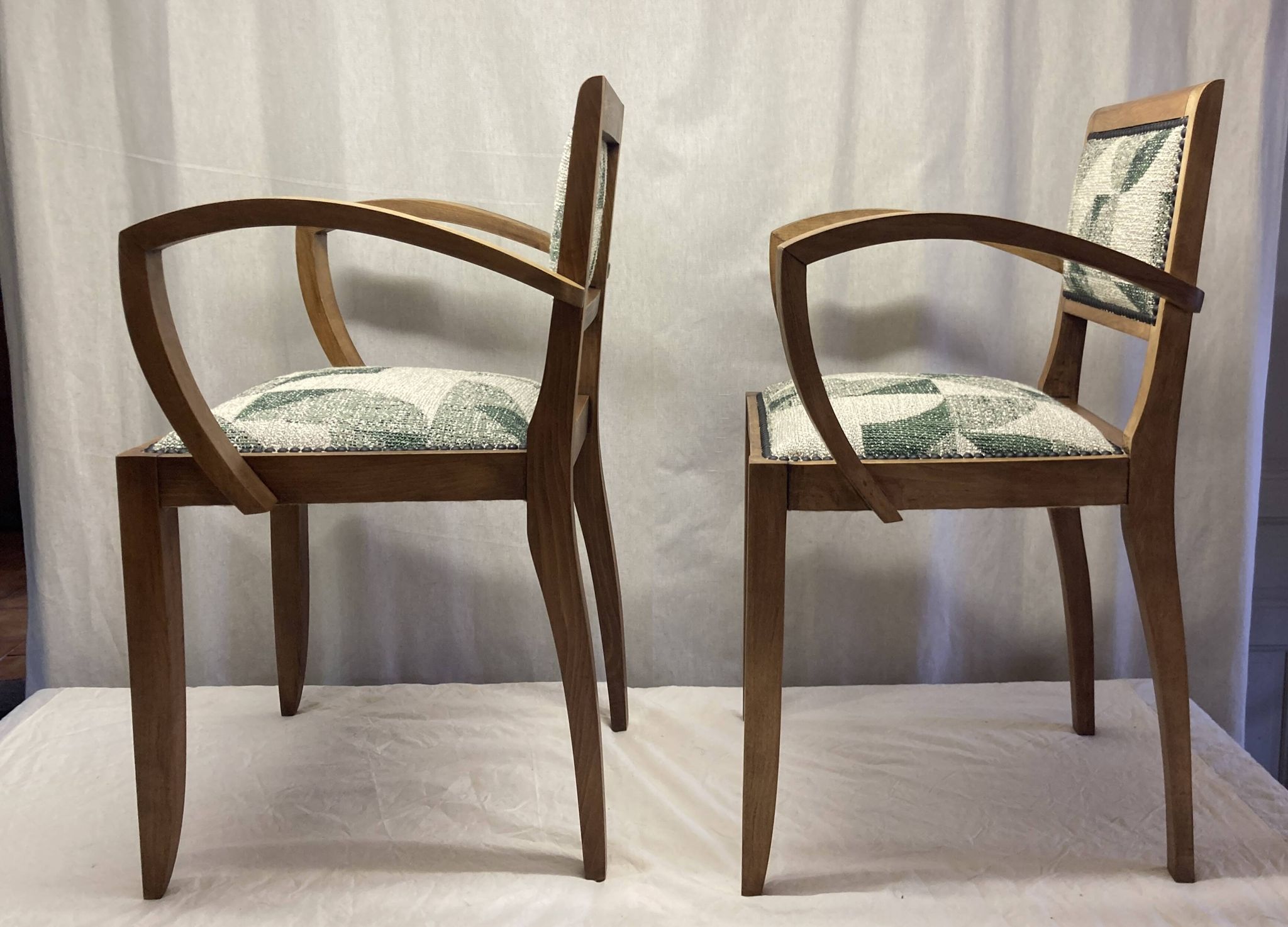 Bridge armchair pair