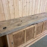 Workbench with sliding doors