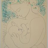 Pablo Picasso: Maternity - Signed Lithograph