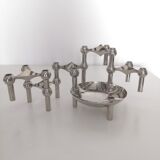 5 modular candle holders and a Nagel cup