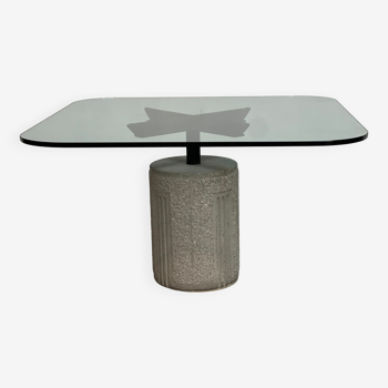 Table à manger Giovanni Offredi pour Saporiti, années 1970