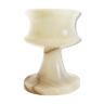 Candlestick or cut in vintage travertine