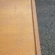 Vintage chest of drawers in gilded oak from the 50s 3 drawers feet bobbin
