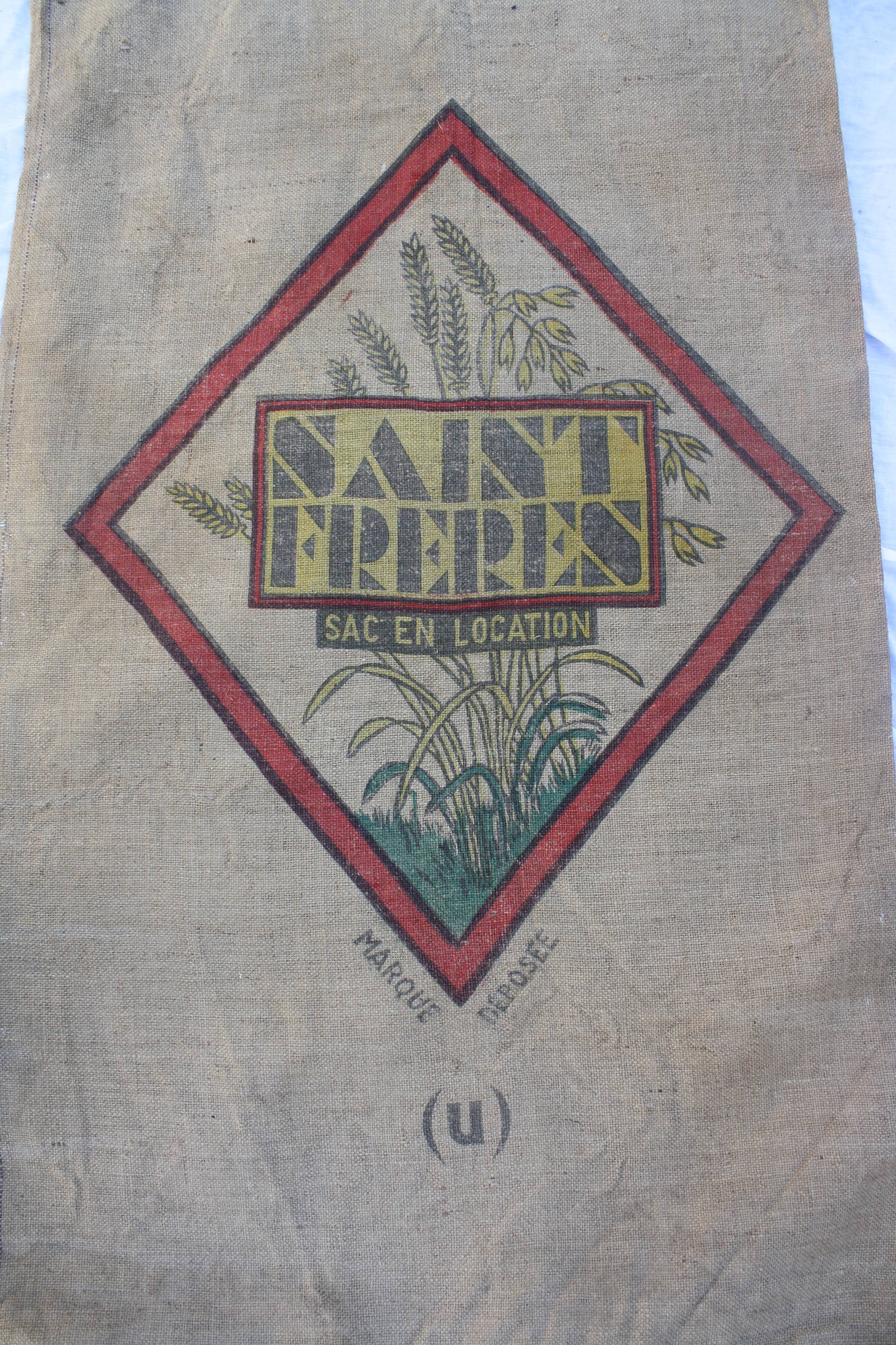 Bag burlap former Holy brothers