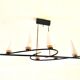 Chandelier 6 lights Arlus 1950