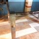Italian coffee table + 6 chairs 1970s