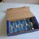 6 champagne flutes in Bohemian crystal Czechoslovakia