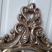Vintage gold wall mirror