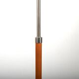 Leather and Steel "Monolith" Floor Lamps by Jo Hammerborg