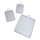 Set of three vintage barber mirrors