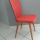 Suite of 4 chairs by Bistrot Baumann 800 by Swiss designer Max Bill 1950s