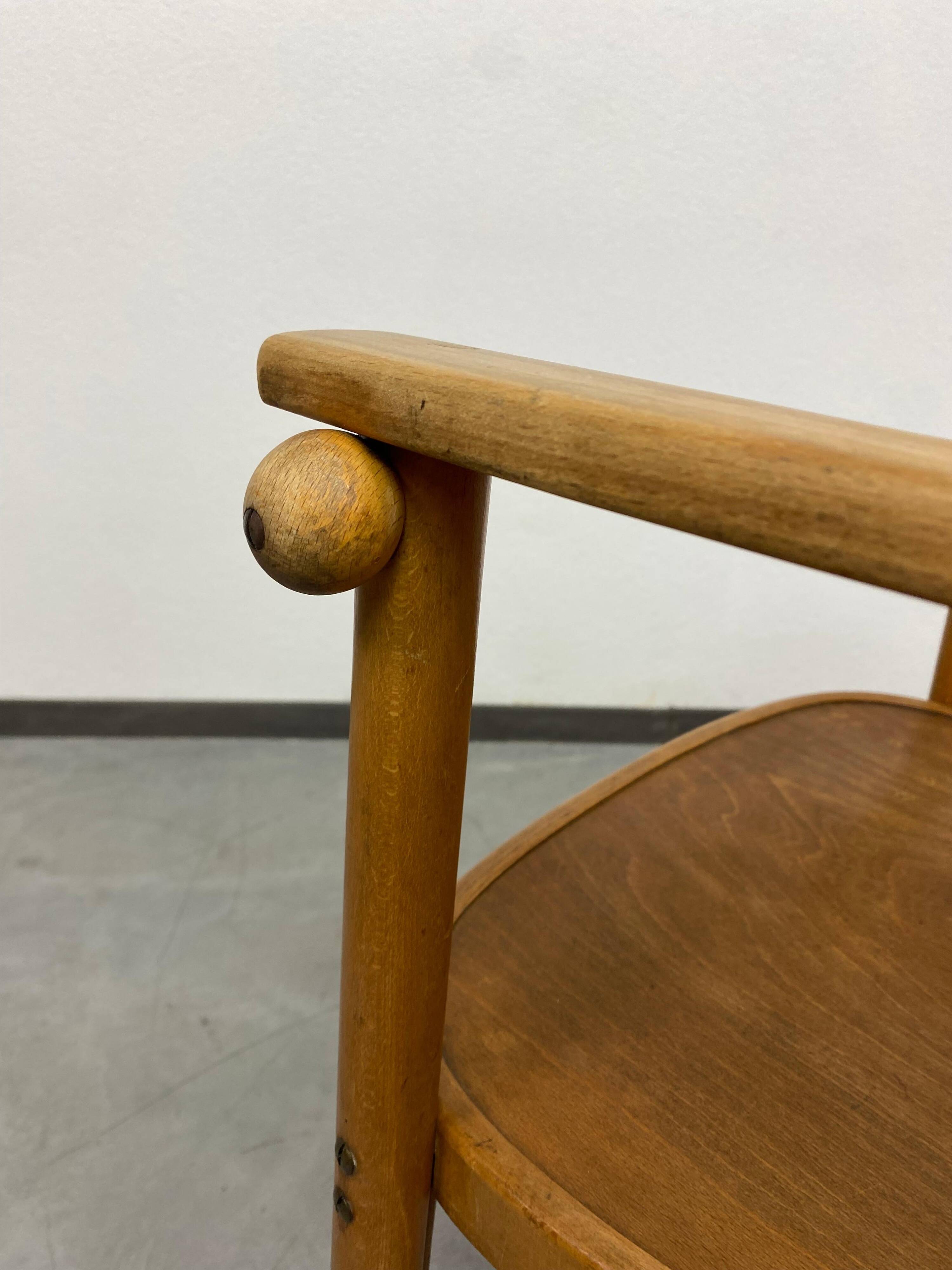 Very rare armchair no. 813 /1F by Josef Hoffmann for Jacob Josef Kohn