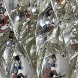 Mid-century spiral ceiling lamp by Verner Panton for Lüber AG, model SP1, Germany, 1970s, early example.