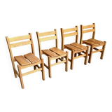 Chairs in style of maison regain for les arces