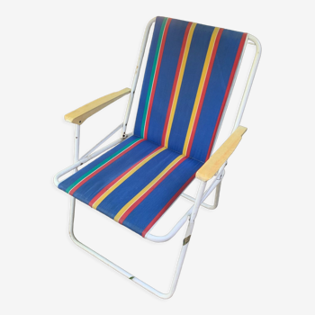 Chaise pliante camping vintage