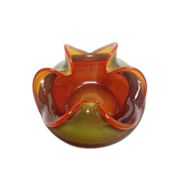 Container by Czesław Zuber for Sudety Glassworks, Poland, 1960s