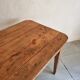 Antique French cherry wood dining table, early 20th century