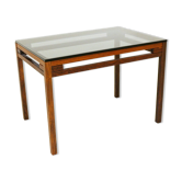 Smoked glass side table, Sweden, 1960
