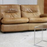 Leather sofa, Albany model, late 70's, Roset edition