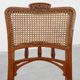 Set of 6 art nouveau dinner chairs in the manner of Victor Horta, Belgium