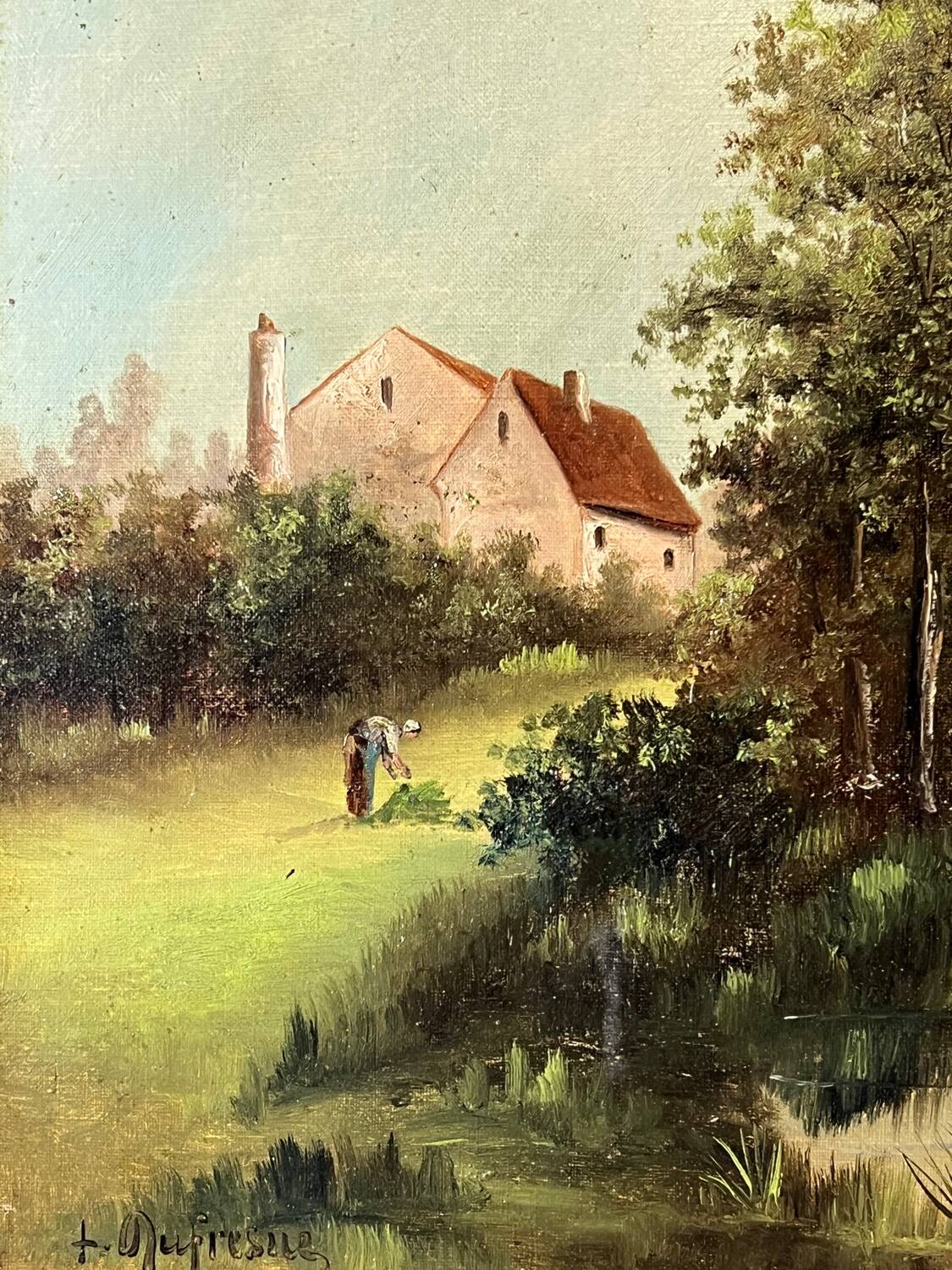 Pair of oils on canvas