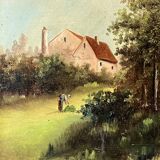 Pair of oils on canvas