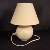 White bedside lamp