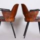 Set of Mid-Century Armchairs in Beech attributed to Oswald Heardtl, 1950s